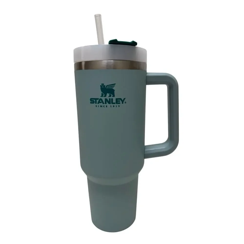 Stanley Adventure Quencher 40 oz Tumbler With Handle Lid Straw - Seafoam - Picture 2 of 10